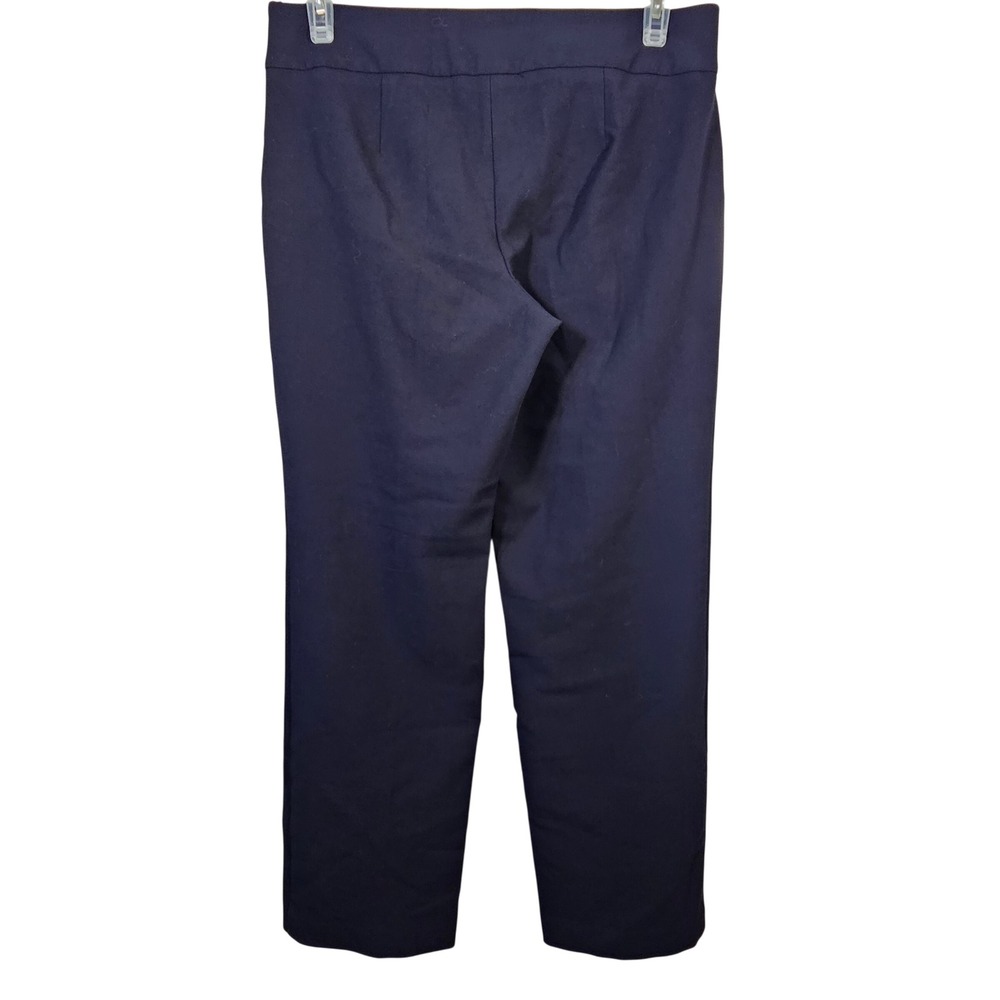 Talbots Signature Navy Blue Dress Pants Size 10 P-2 Career Work Trousers - Picture 2 of 11